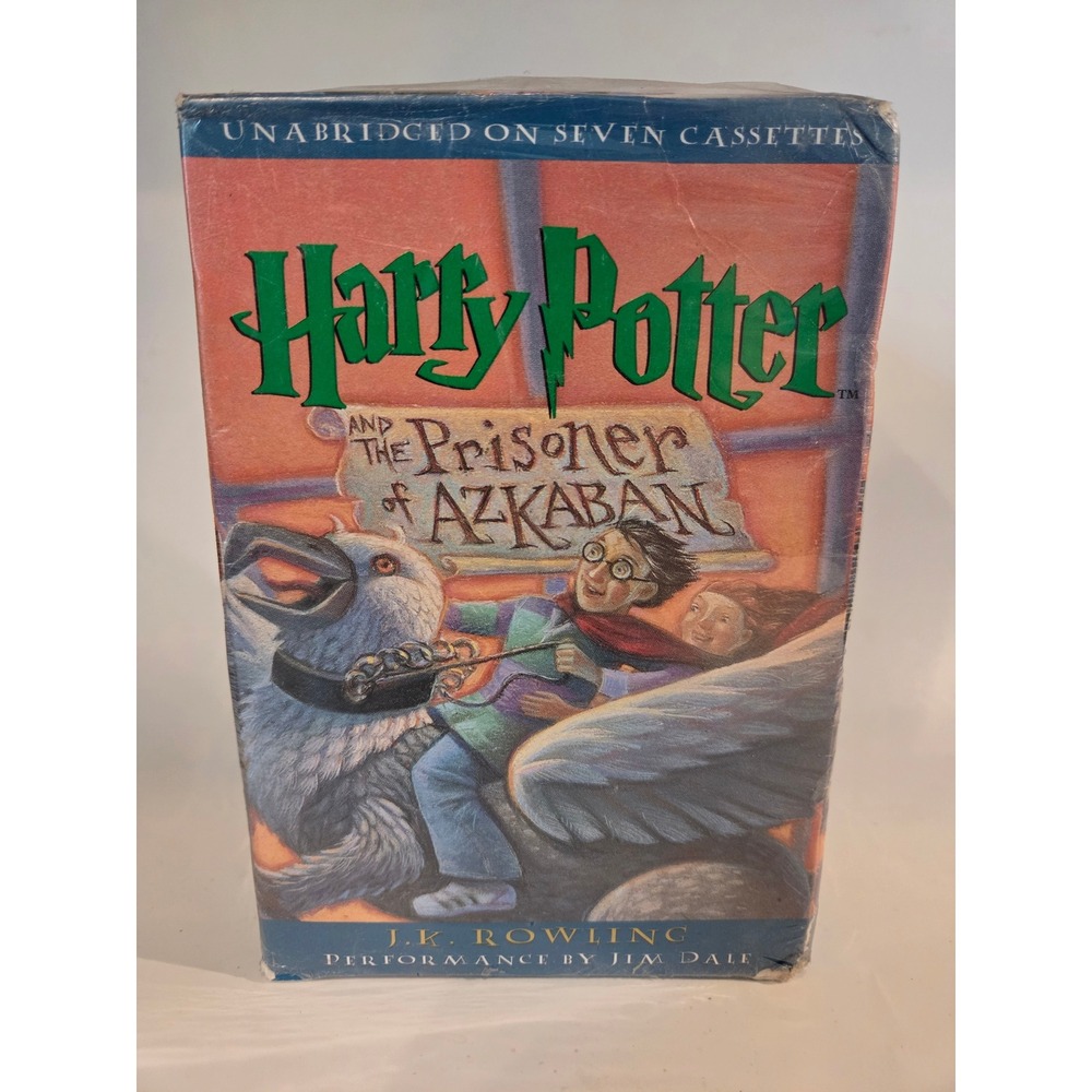 Harry Potter Prisoner of Azkaban Unabridged 7 Cassette Tape Set Jim Dale Sealed
